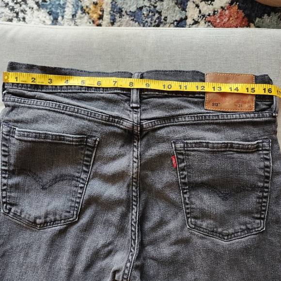 Levi's - Men's Faded Black Jeans - Picture 3 of 5